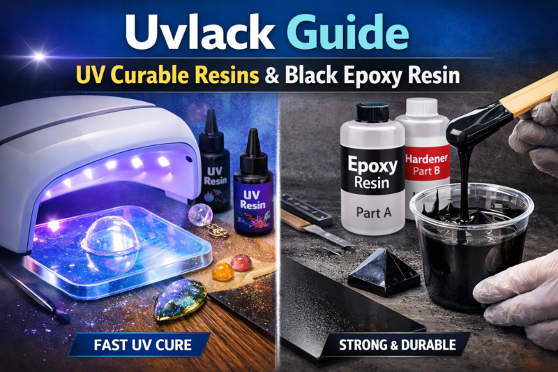 Uvlack : A Simple, Guide to UV Curable  and Black Epoxy Resin