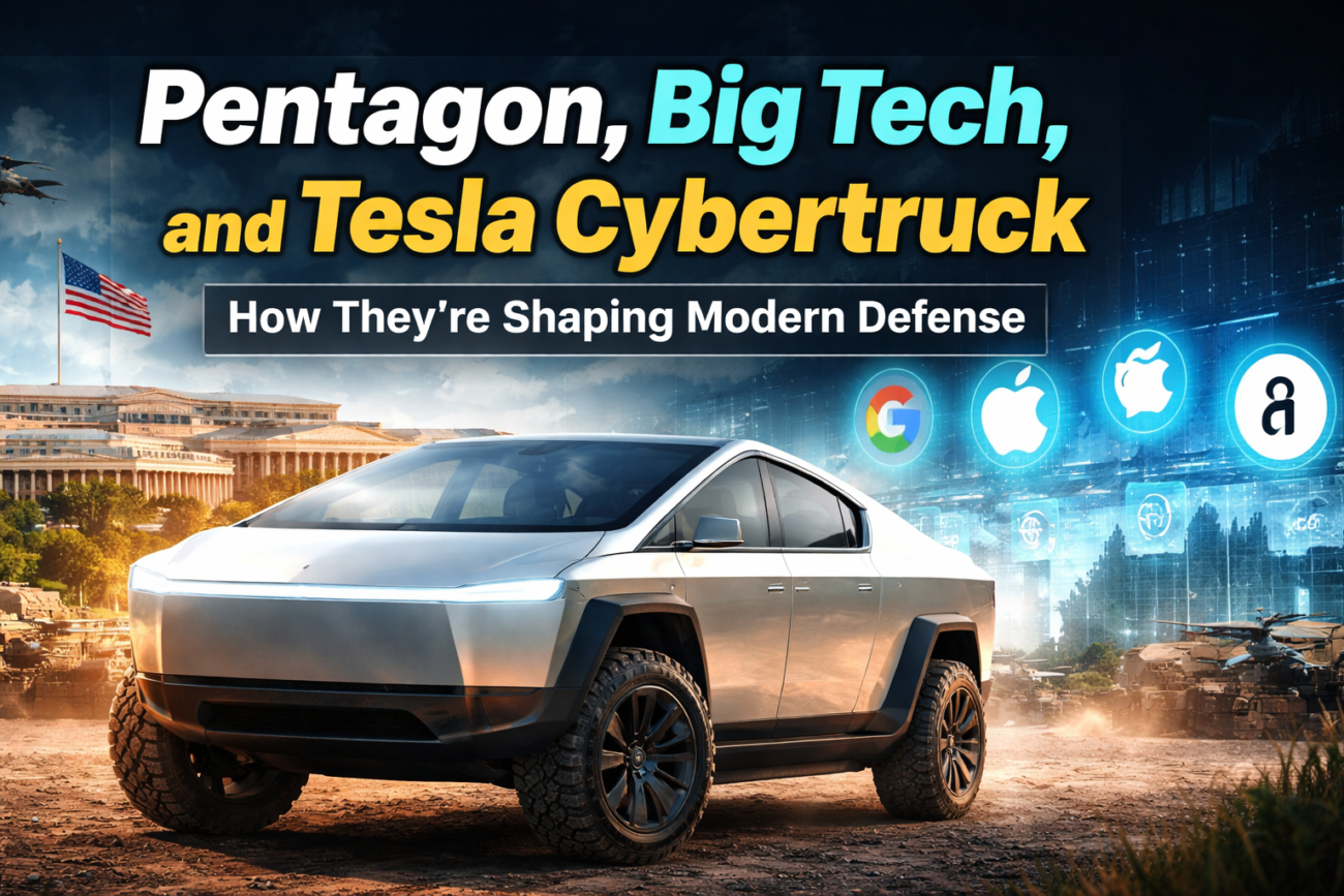 Pentagon big tech tesla cybertruck