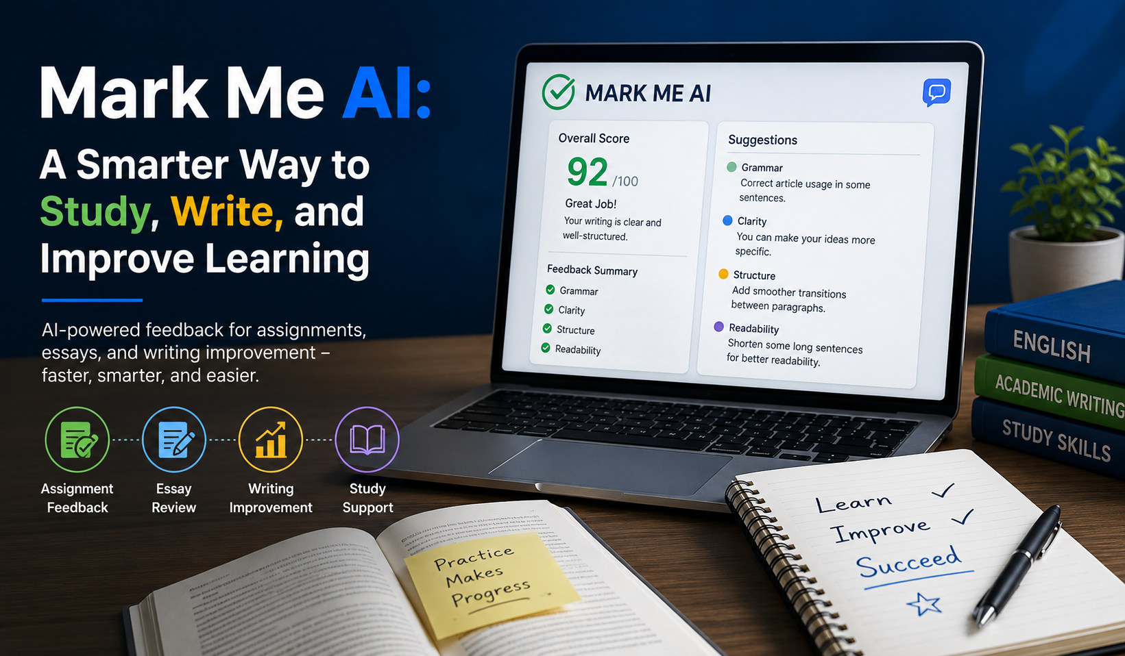 Mark Me AI: A Smarter Way to Study, Write, and Improve Learning