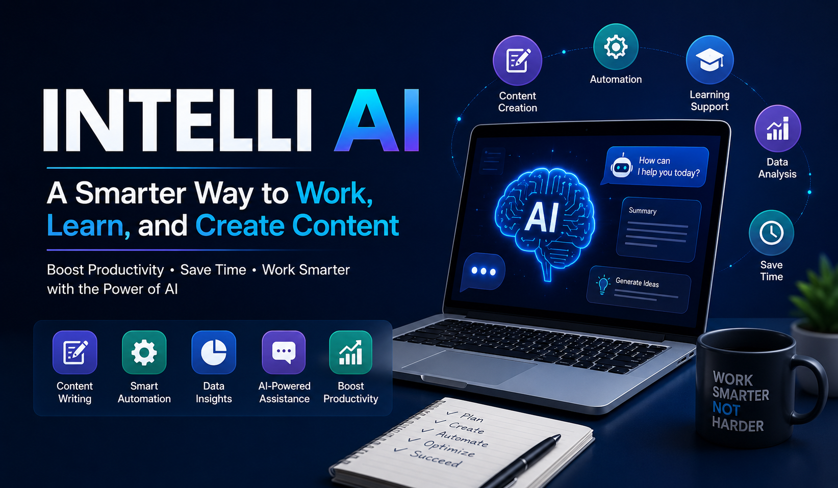 Intelli AI: A Smarter Way to Work, Learn, and Create Content